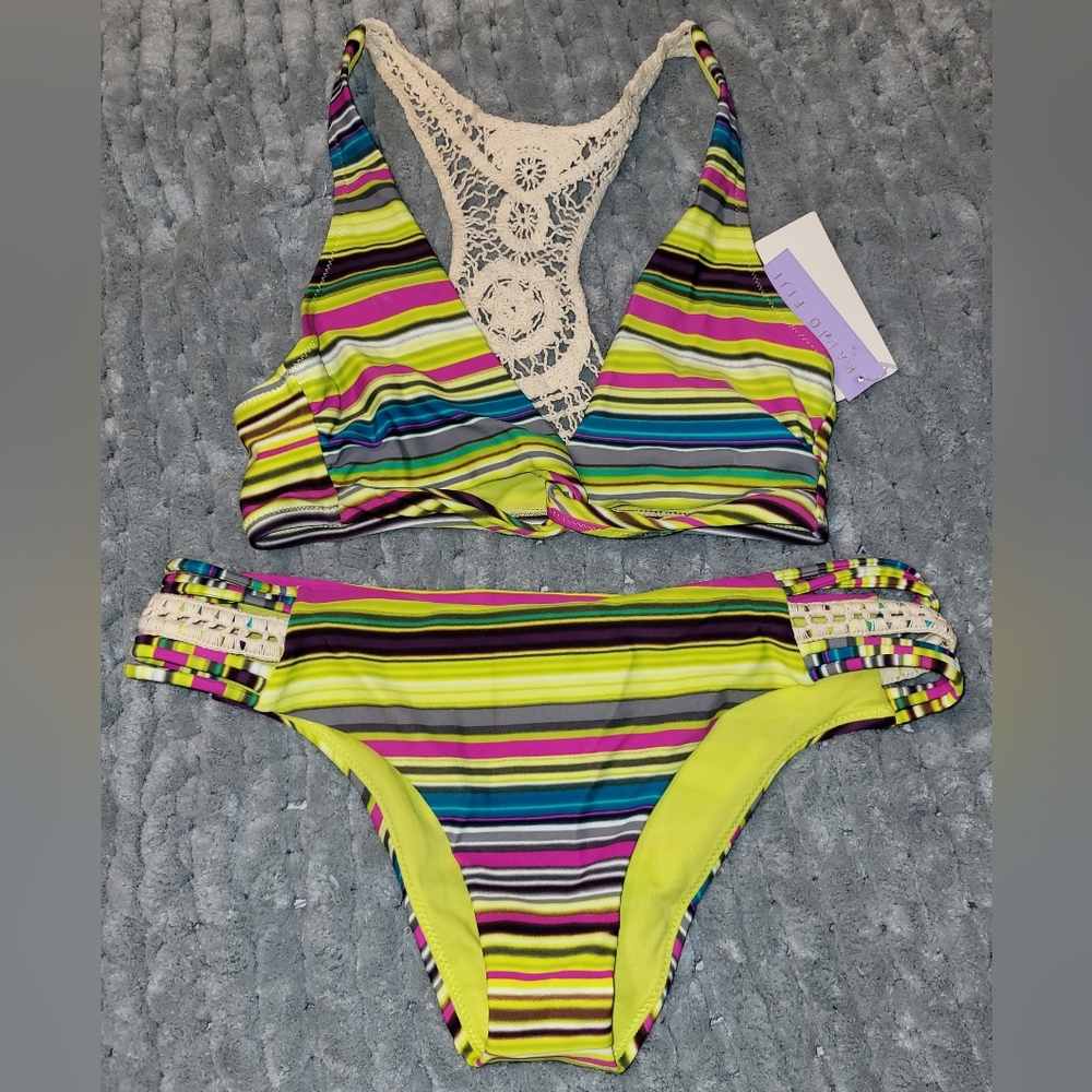 Radio Fiji Maldives‎ Bikini Sz Large New With Tags